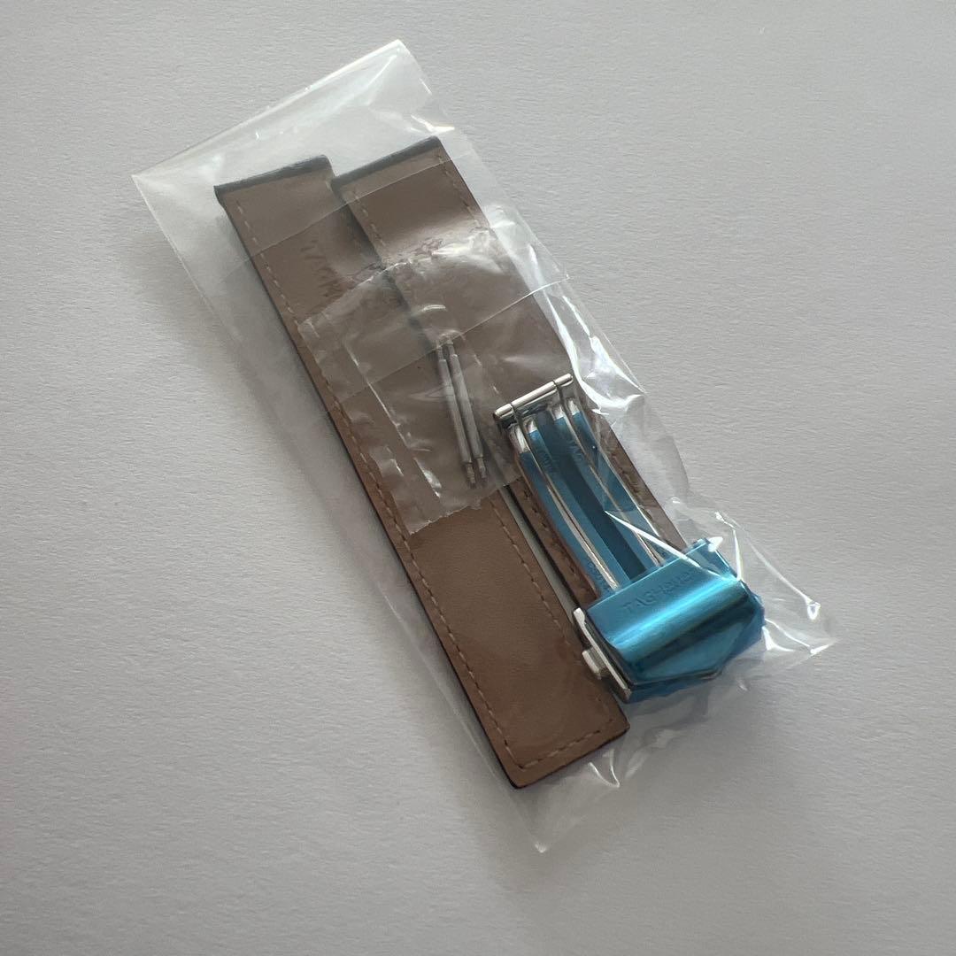 タグ・ホイヤー（TAG Heuer）アクアレーサー用純正レザーベルト&バックル