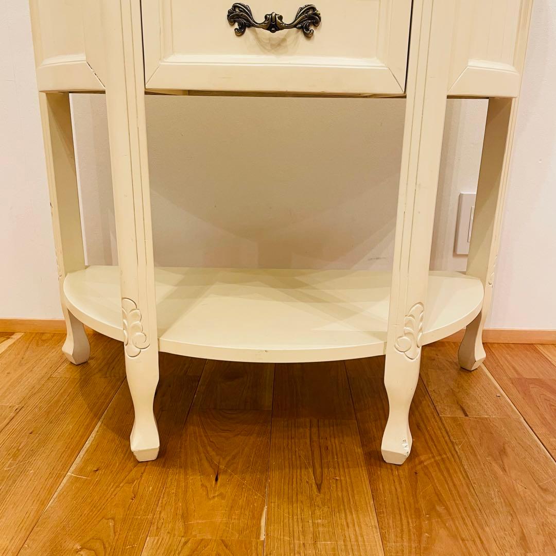 希少 ハーフ ムーン チェスト 半円 クラシカル 収納 タンス 家具