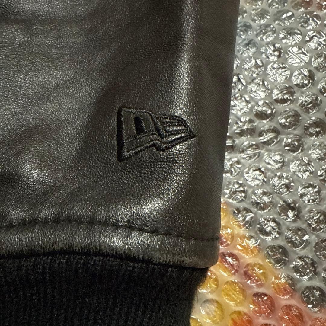 new era ニューエラ スタジャン レザー ニューエラ ラムレザー 刺繍 革