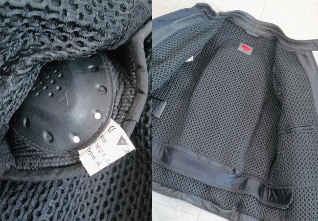 DAINESE ダイネーゼ SF PELLE パット付 本革ライダースジャケット