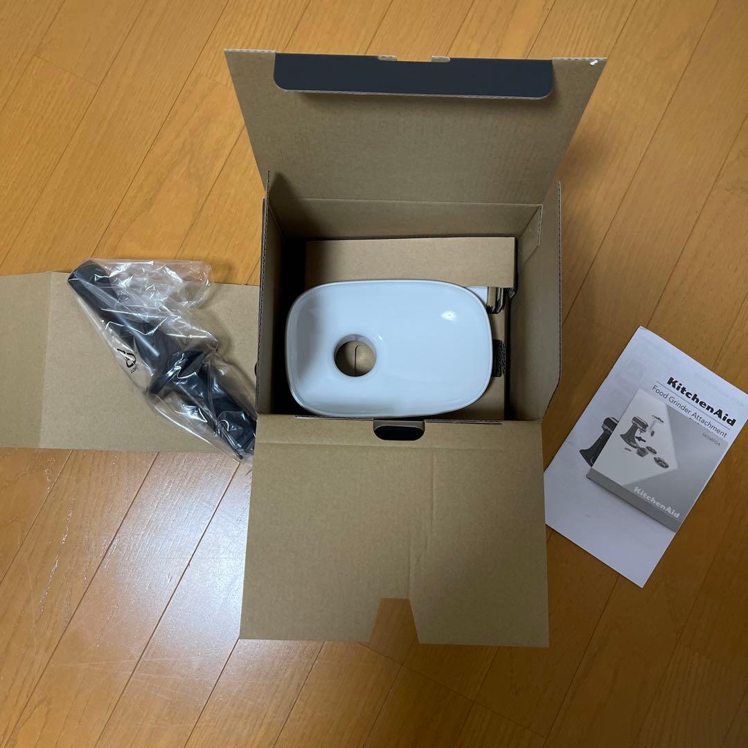 【保証期間内】キッチンエイド スタンドミキサー4.8L（ホワイト）付属品一式