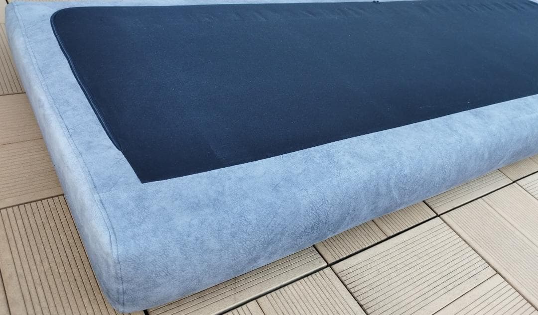 【美品】ナガノインテリア　friendly!!　座クッション 　グレーAF832