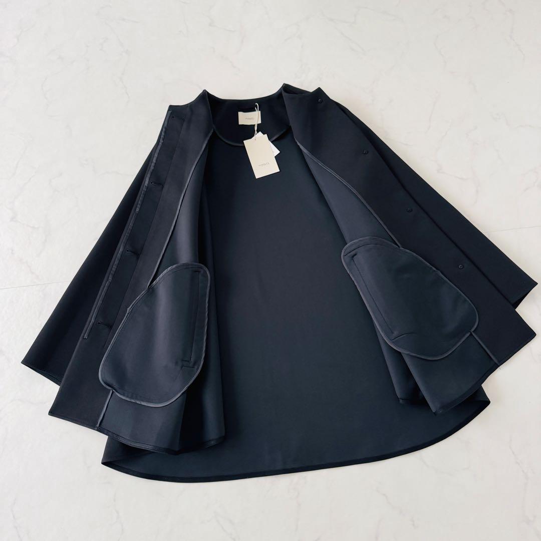 LE PHIL タグ付未使用✨マトラッセトリプルクロスケープジャケット