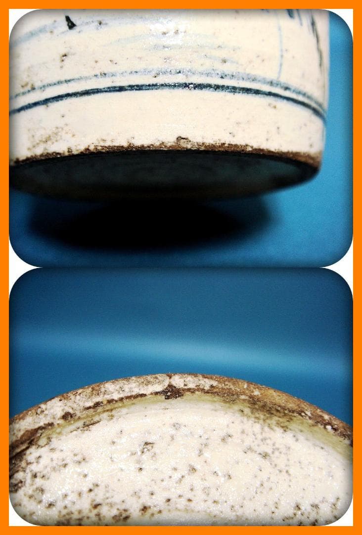 802『染付 鷺 柳 蕎麦猪口』　/骨董品 古美術 アンティーク 古玩