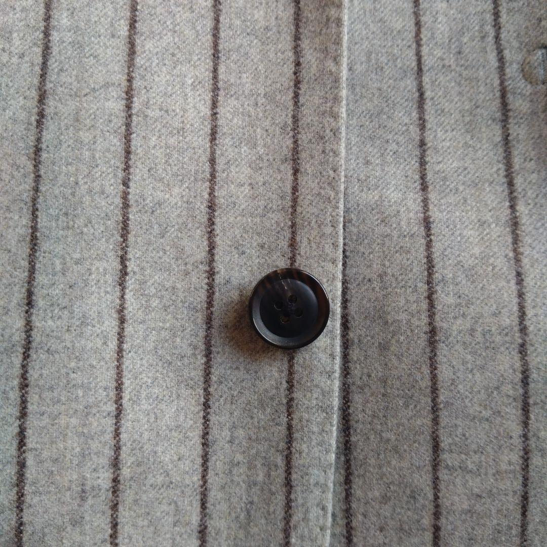 アイボリー　ＡＢ６　チョークストライプ　ブルックスブラザーズ　JPRESS