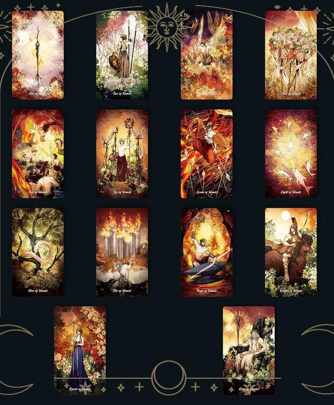 【正規品タロットカード】ギリシャ神話の世界観✨輝くエッセンスのデッキ／デラックス