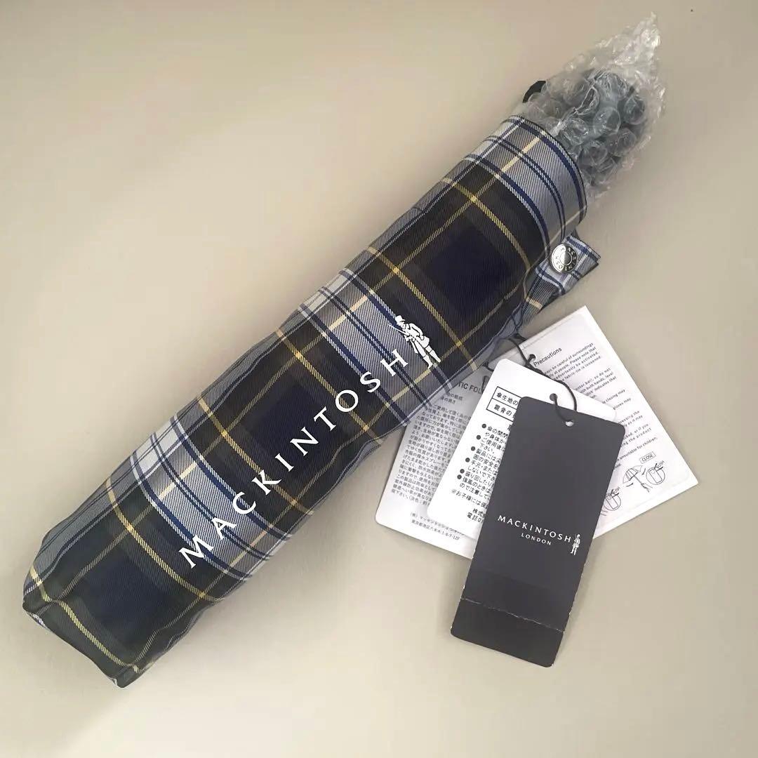 MACKINTOSH チェック柄 折りたたみ傘　晴雨兼用(ユニセックス)