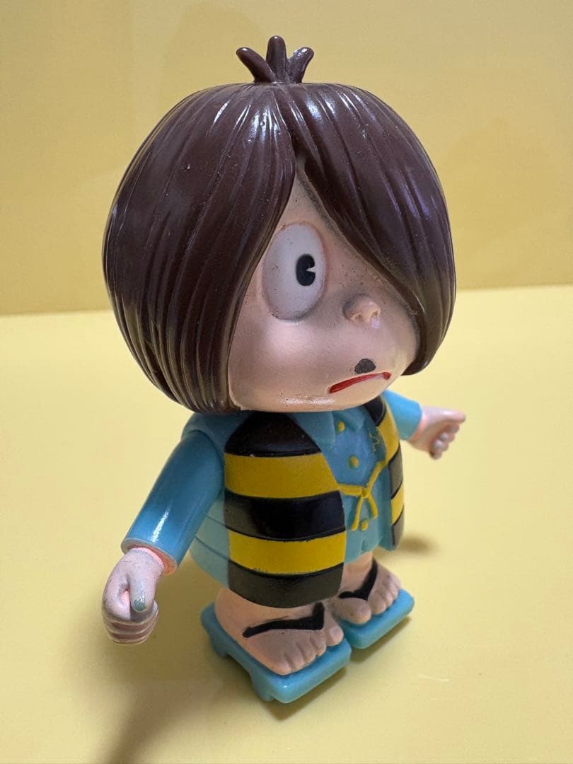 お宝貴重昭和レトロ１９８５年バンダイ日本製　ゲゲゲの鬼太郎 ソフビ人形フィギュア
