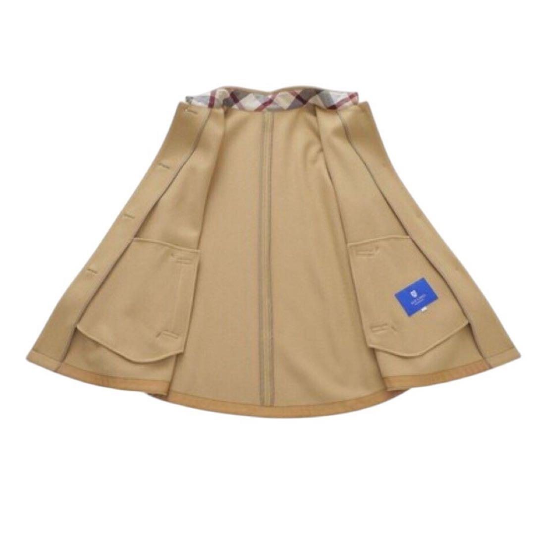 新品未使用　ブルーレーベルクレストブリッジ　ベージュ ウール混合 ポンチョ