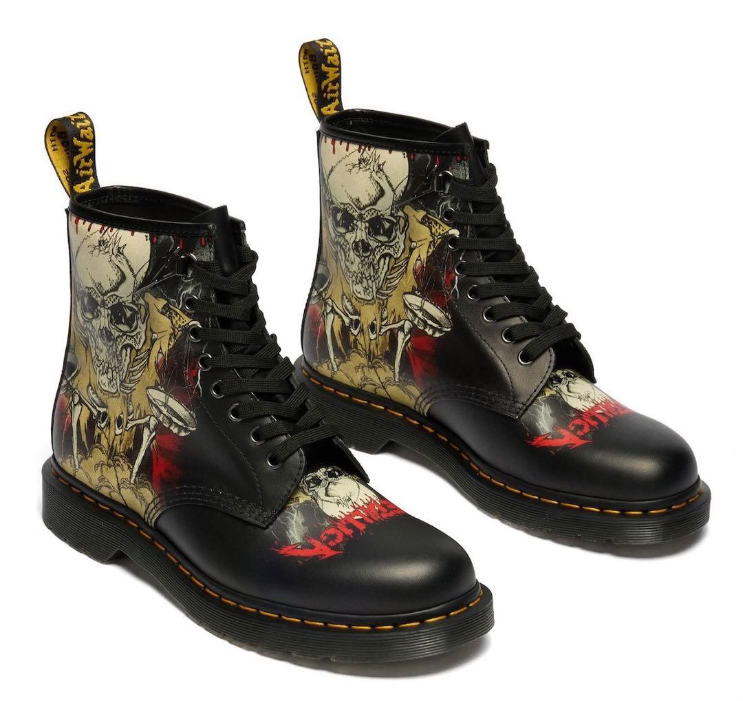 Dr.Martens 1460 llica Skull UK8 8ホール