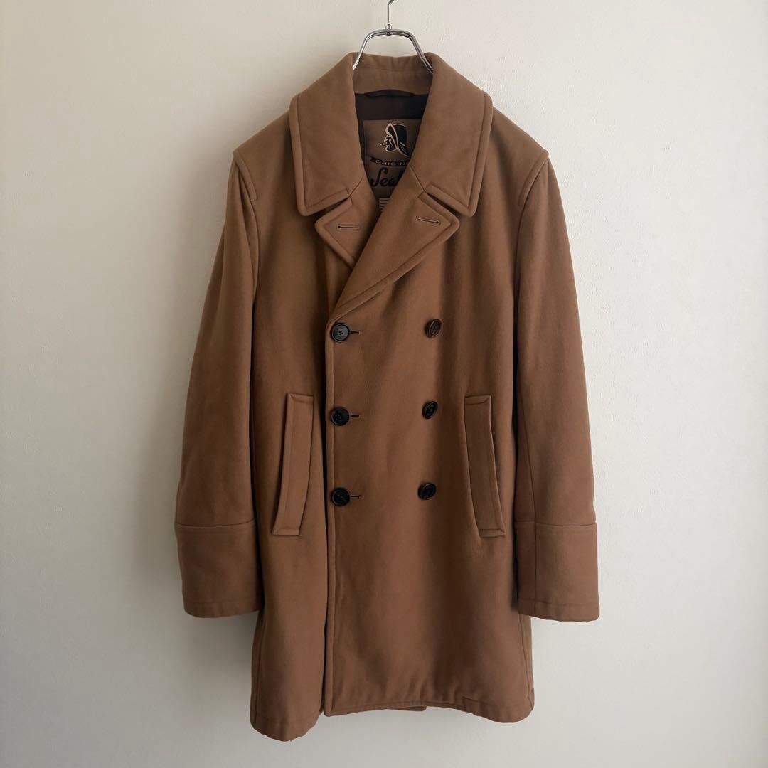 【美品✨】SEALUP GEVOVA メルトン ロングPコート 名作　48