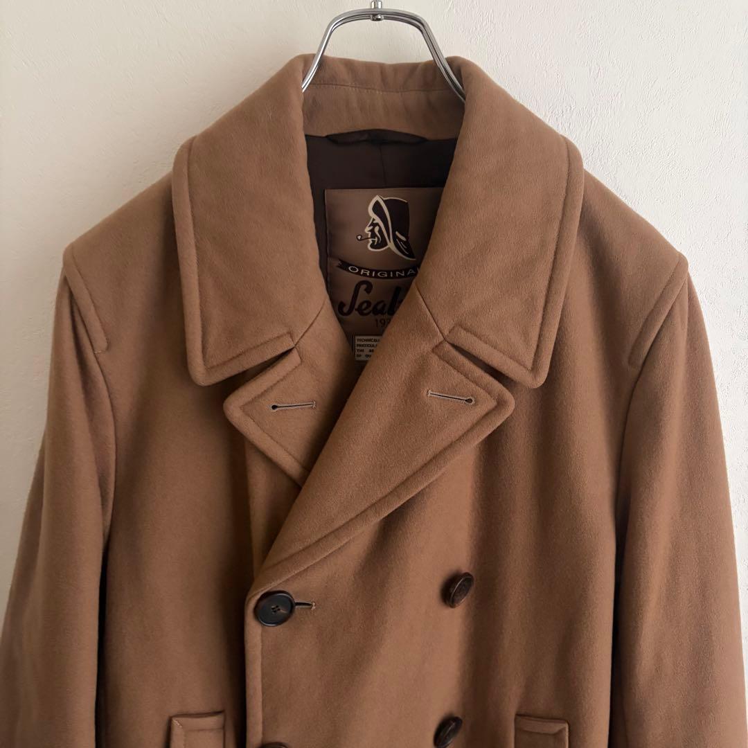 【美品✨】SEALUP GEVOVA メルトン ロングPコート 名作　48