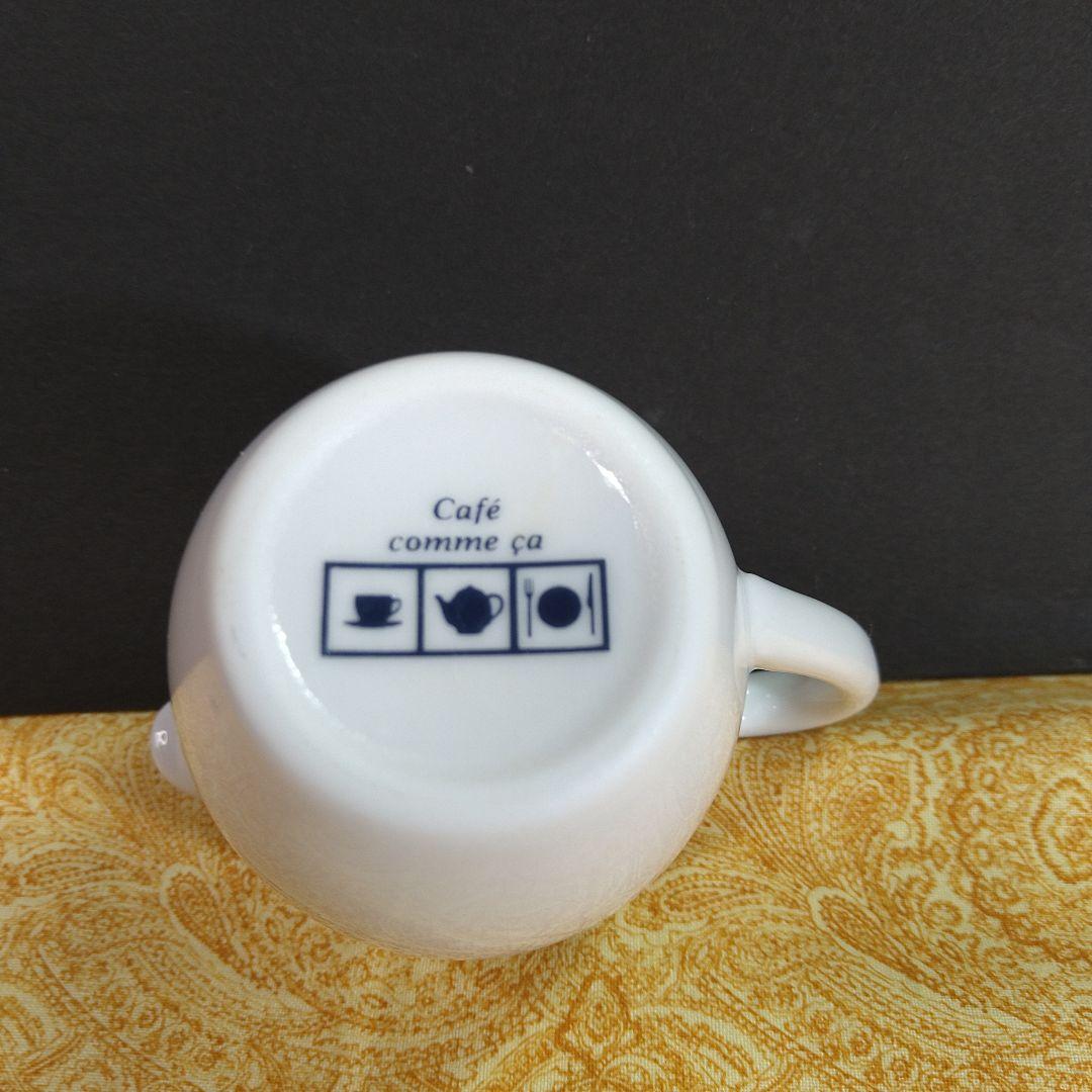 「カフェ コムサ」／カップ・皿・ティーポット・ピッチャー