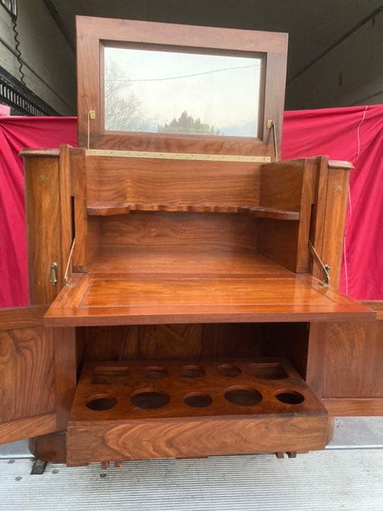 ワインラック 象嵌 アンティーク イタリア 家具 キャビネット サイドボード