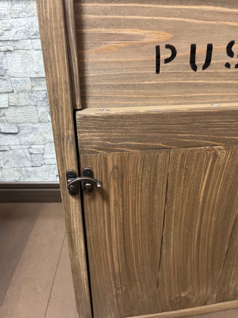 ダストボックス　アメリカン　お洒落ゴミ箱　分別ゴミ箱　木製