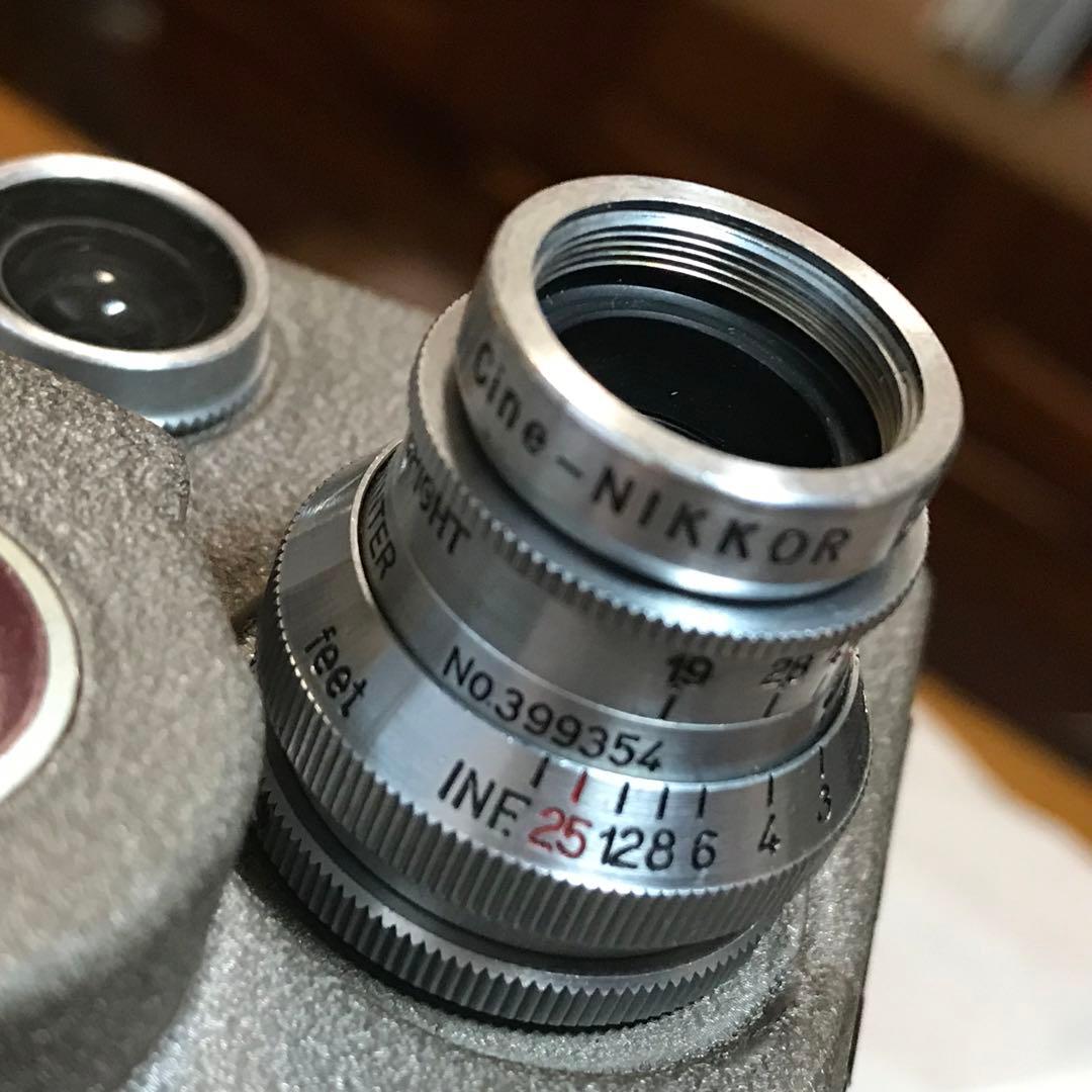 エルモ CINE ELMO 8-AA シネカメラ　CINE NIKKOR レンズ