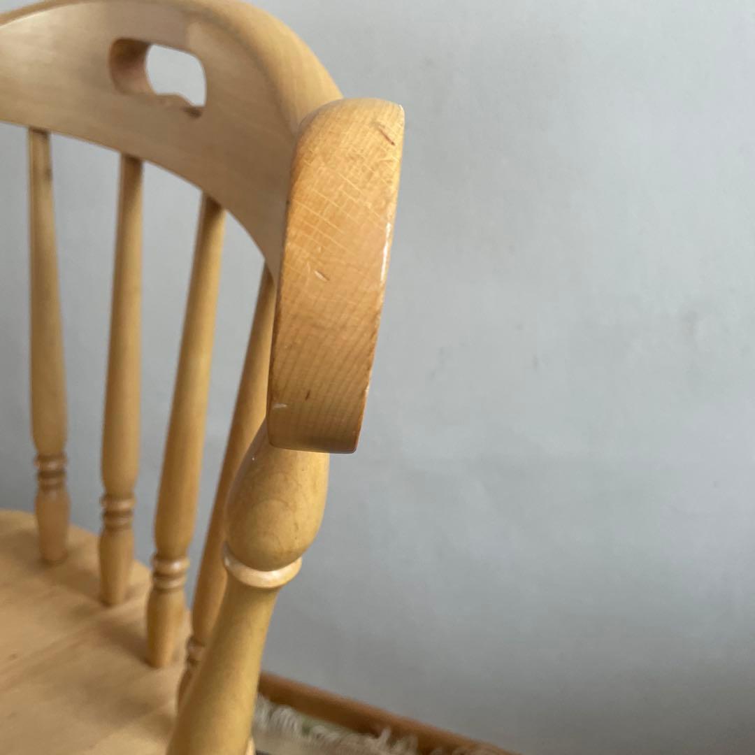 柏木工　ダイニングチェア　ウィンザーチェア　1脚　①