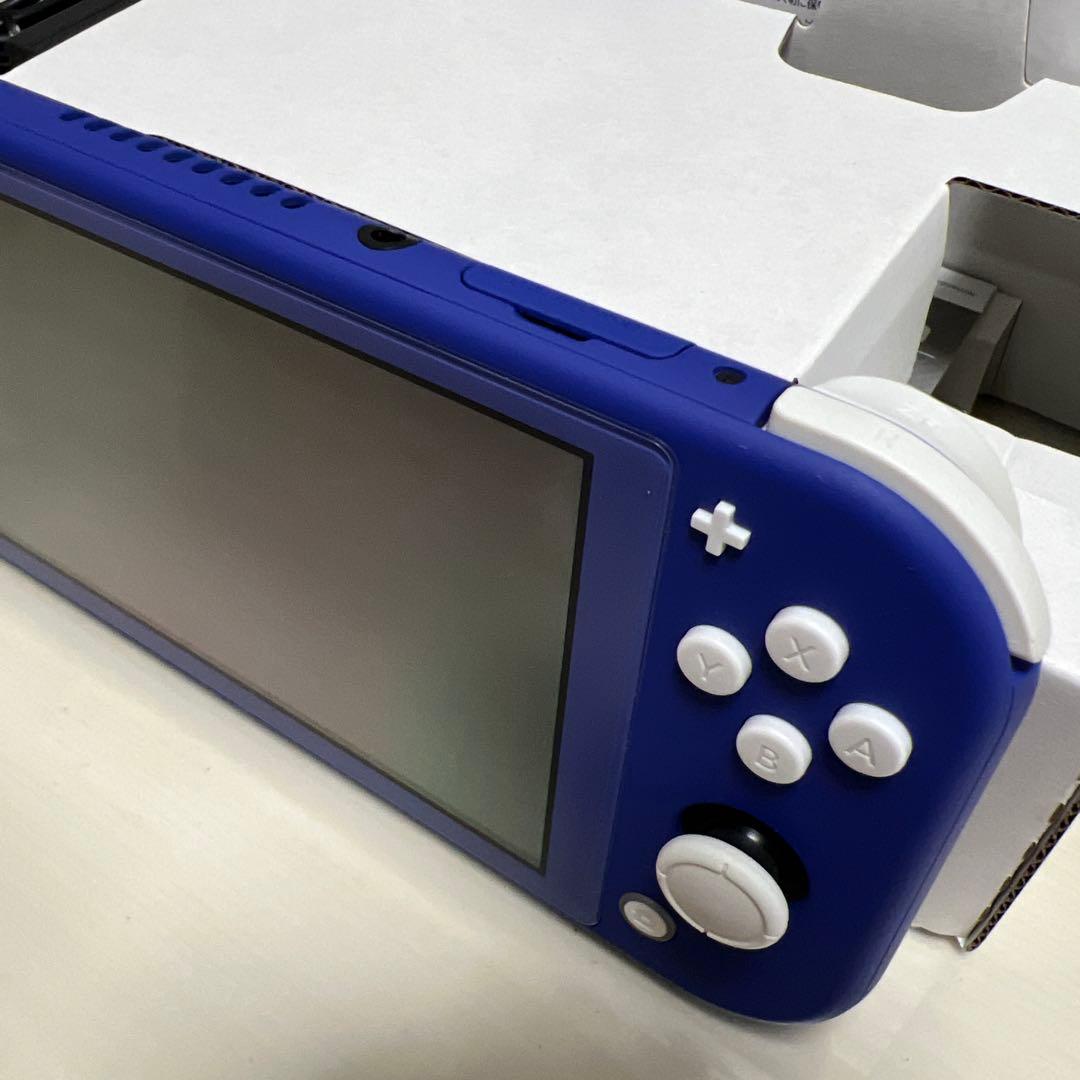 Nintendo Switch Lite ブルー　充電器、SDカード付き