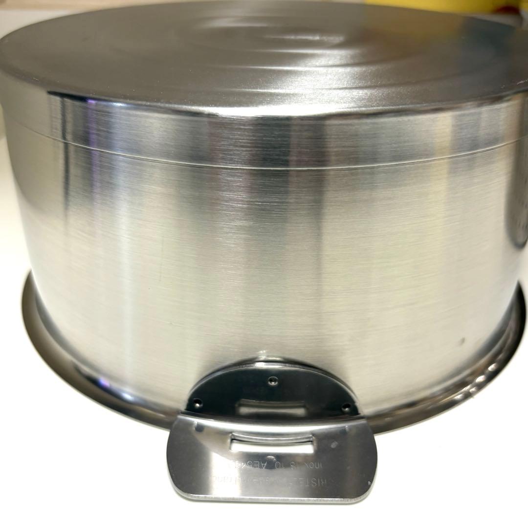 クリステル Lシリーズ 両手鍋深型 20cm 蒸し器 セット レア