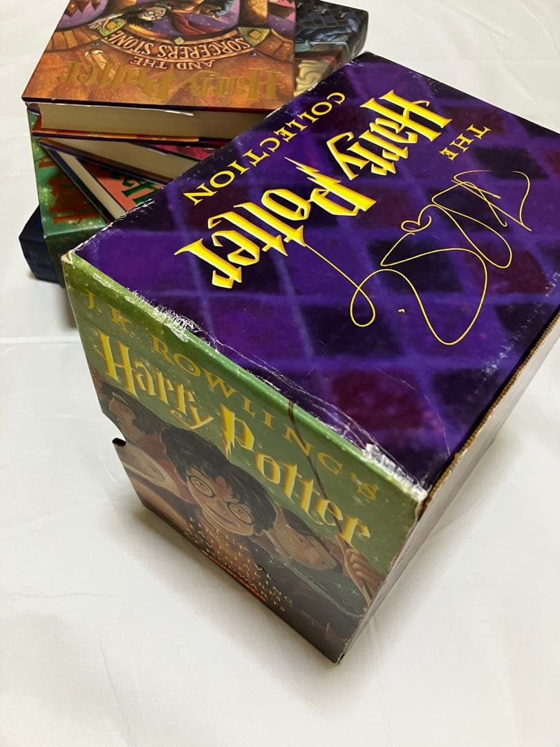 洋書・ハリーポッター5巻セット・5冊セット・収納BOX付き・ペーパーボックス付き