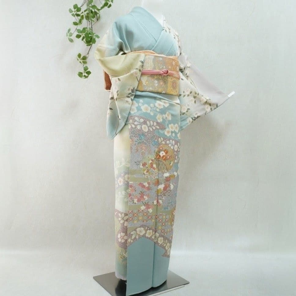 訪問着フルセット　286▪︎ 正絹　卒業式　入学式　お宮参り　七五三　披露宴
