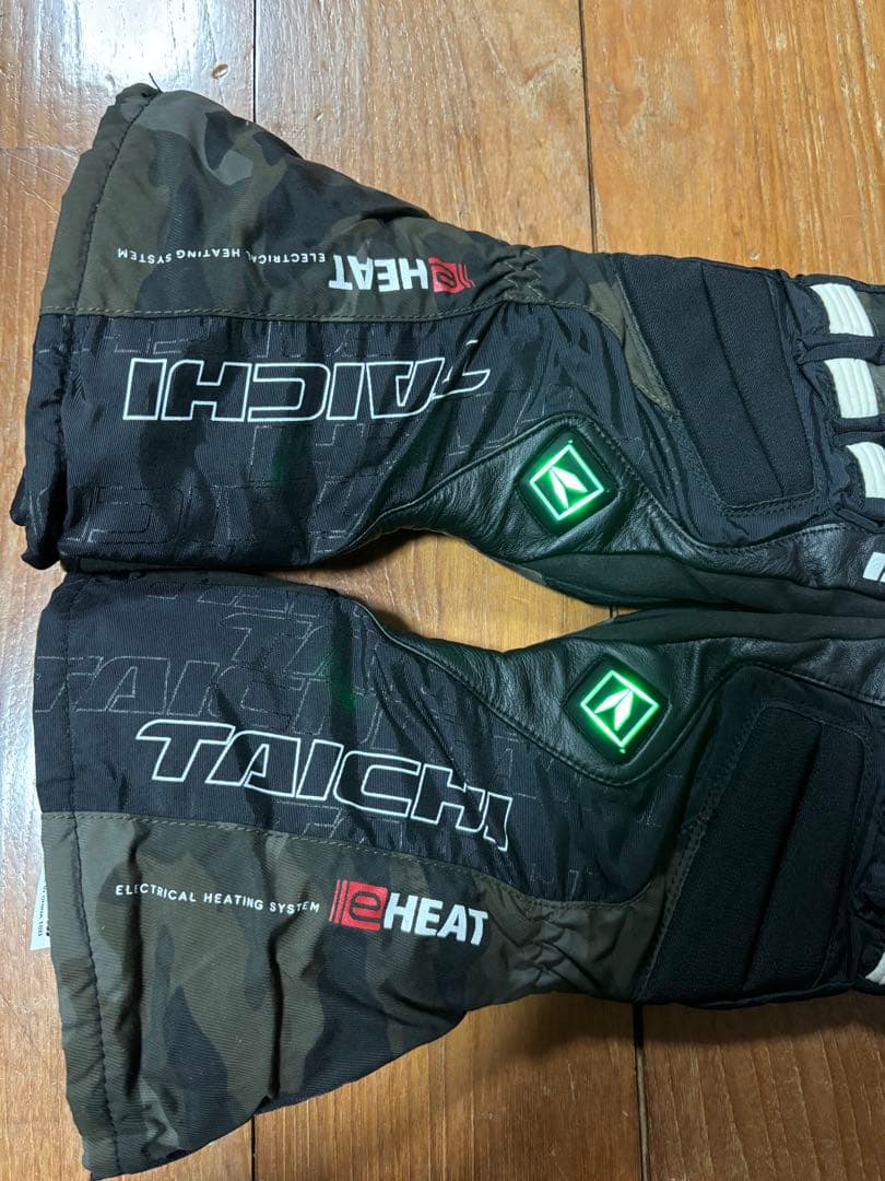 ⭐️超美品TAICHI eHEAT 迷彩 電熱バイクグローブ⭐️