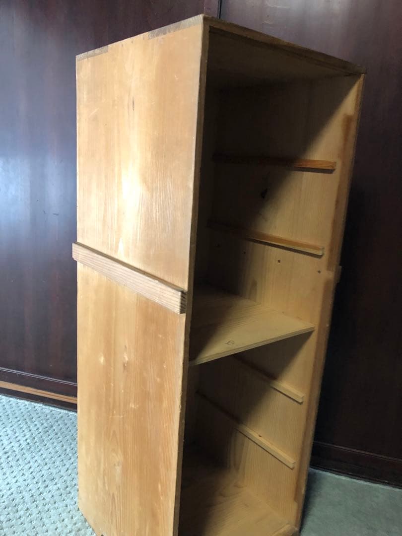 お膳　お椀　5膳　おひつ　しゃもじ　お盆　セット　木製収納箱付き　骨董品