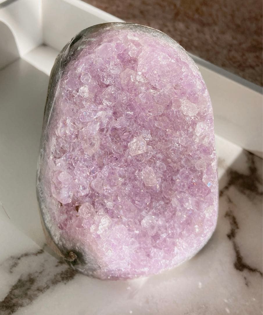 ブラジル産 アメジスト クラスター ドーム 天然石