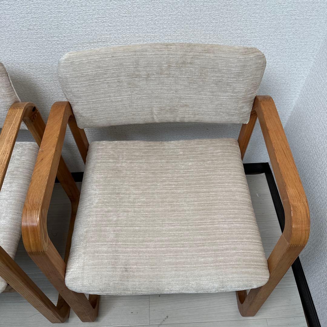 白川木工 shirakawa ダイニングチェア アームチェア 2脚セット i4※