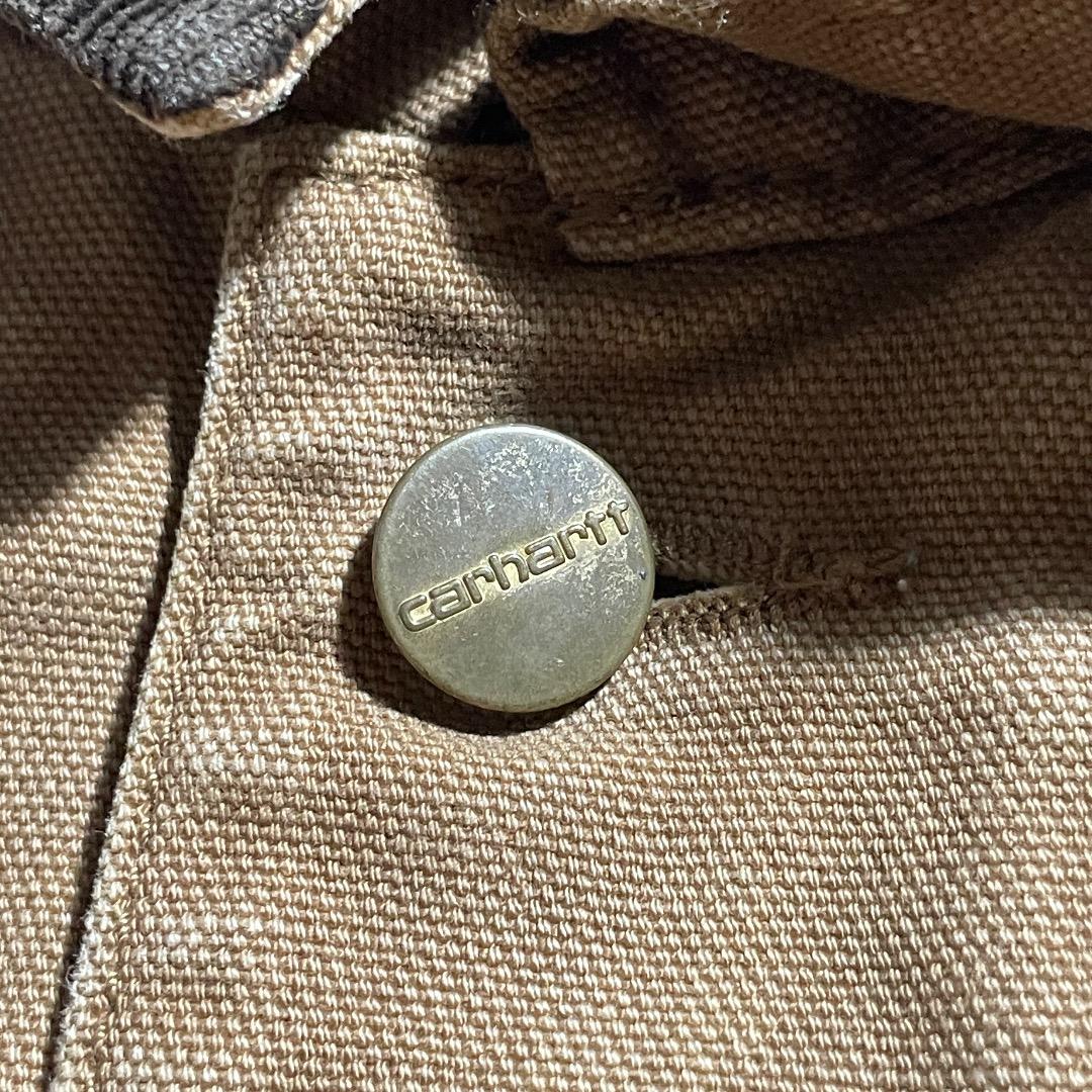 00s チュニジア製 ブラウン カーハート チョアジャケット ダックM