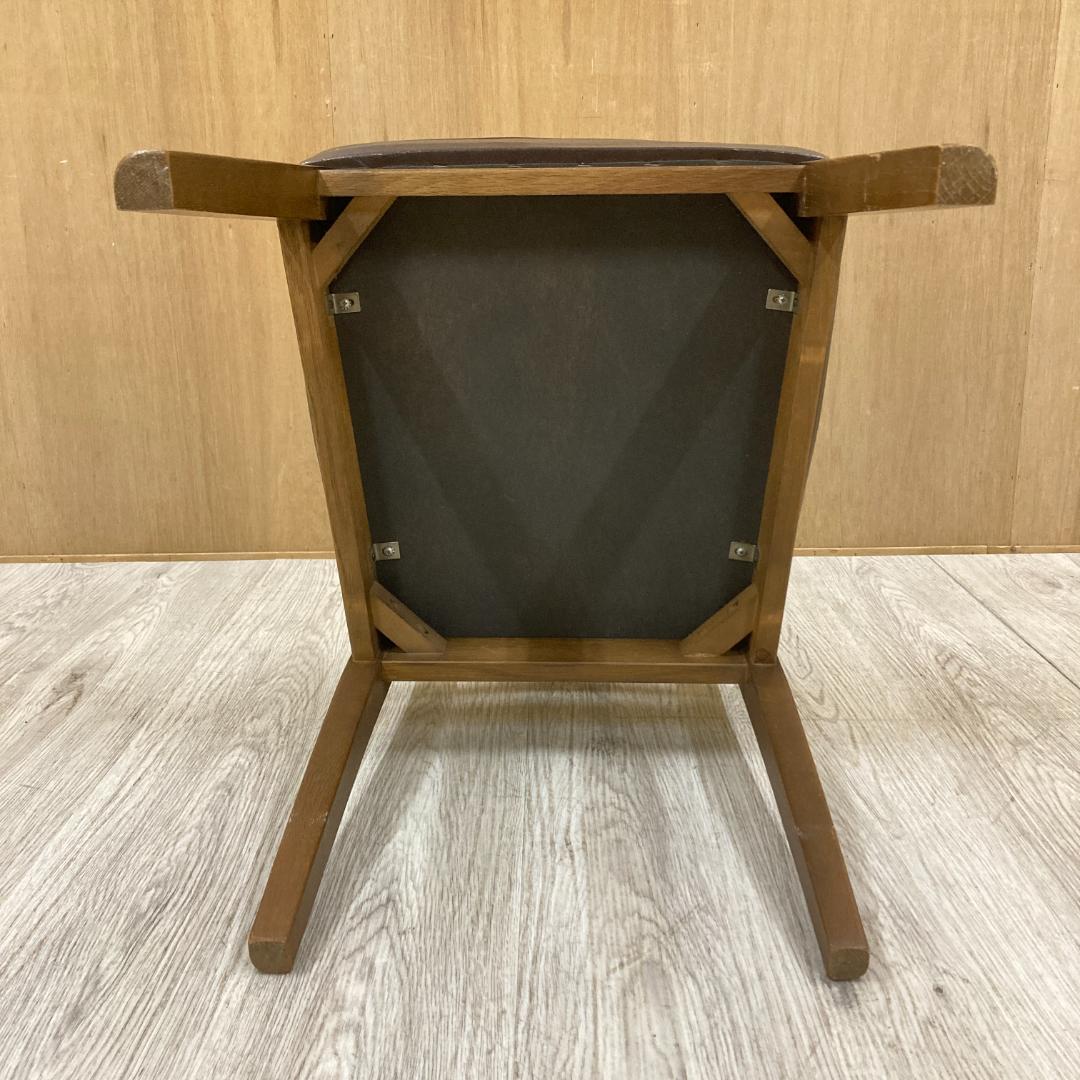 【飛騨産業】HIDA キツツキ　ダイニングチェア　椅子　革張り