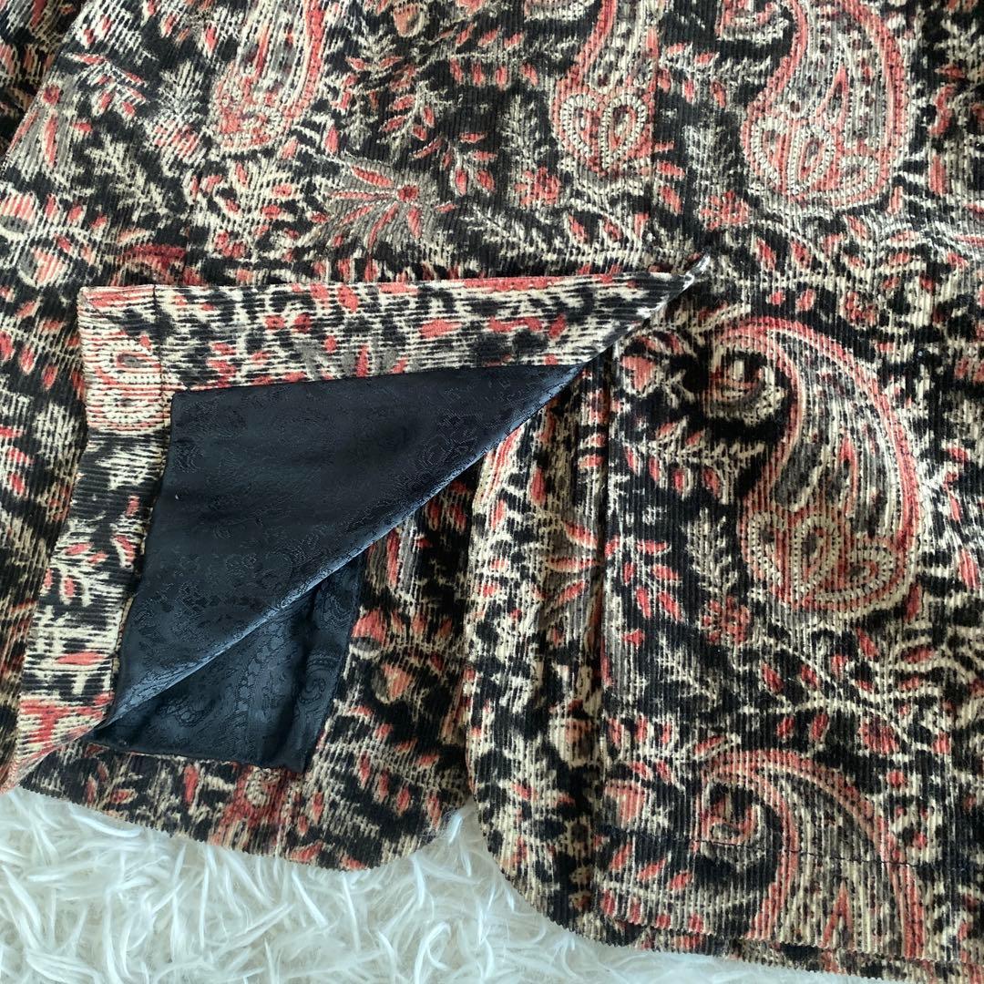 ケイちゃんエンジニアードガーメンツ ペイズリーコーデュロイ　セットアップ