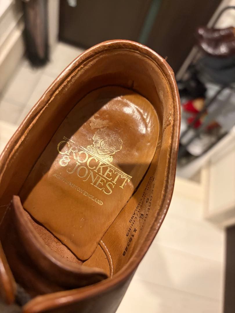 靴 Crockett and Jones Sedbergh UK5E/ 23.5cm