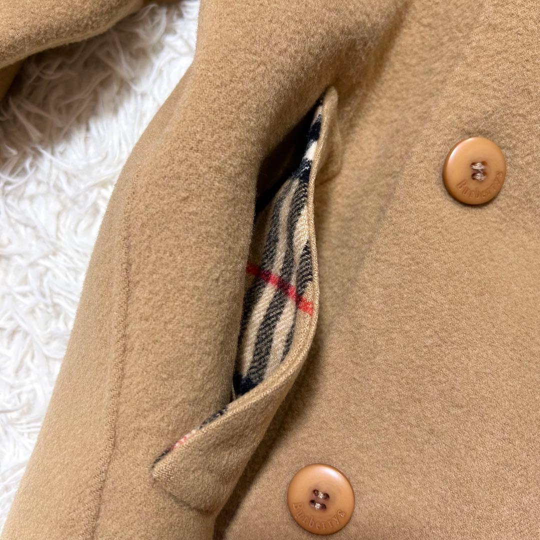 ✨カシミヤ混✨BURBERRY バーバリー　ウールコート　S