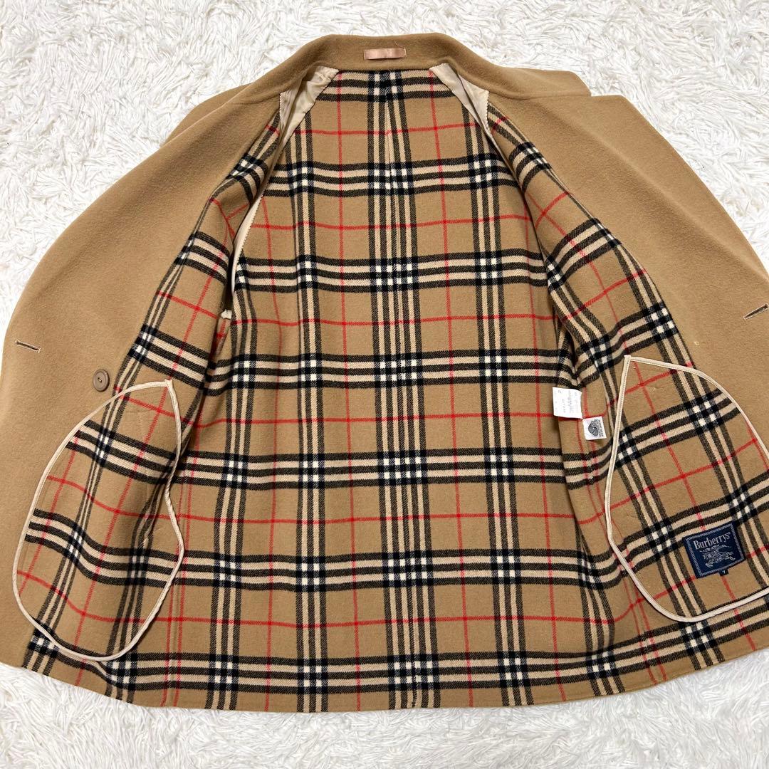 ✨カシミヤ混✨BURBERRY バーバリー　ウールコート　S