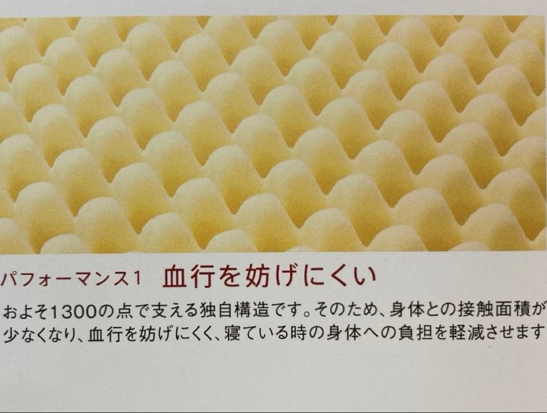 ◎西川 ムアツふとん スリープスパ 厚み6㎝ スタンダード シングル 新品未使用