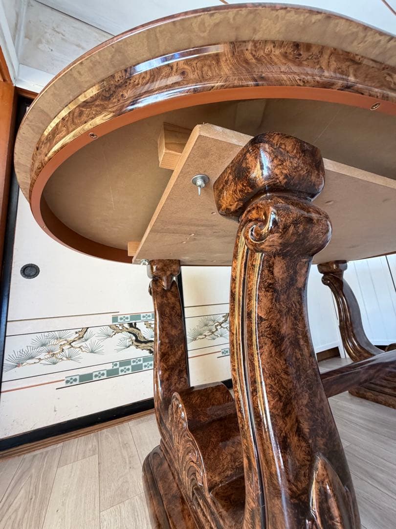 サルタレッリ フローレンス ダイニングテーブル 楕円形 4人掛 イタリア製