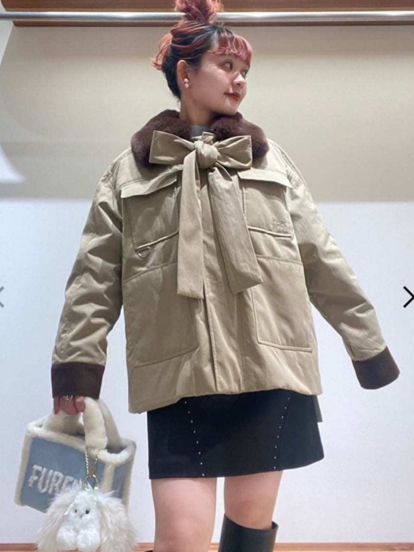 FURFUR パデットボウタイワークブルゾン