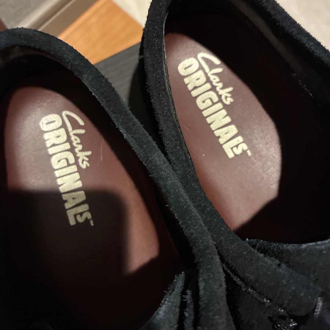 Clarks GORE-TEX ワラビー 25.5 ブラックスエード