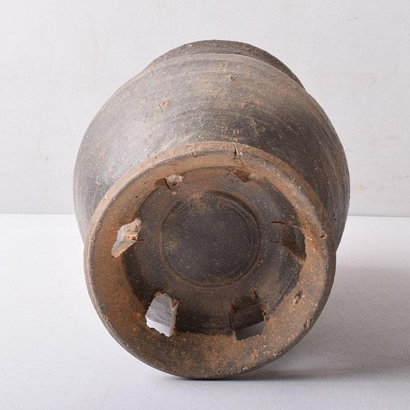 朝鮮美術　須恵器　新羅土器　新羅無細土　壷　時代箱　M　R8358