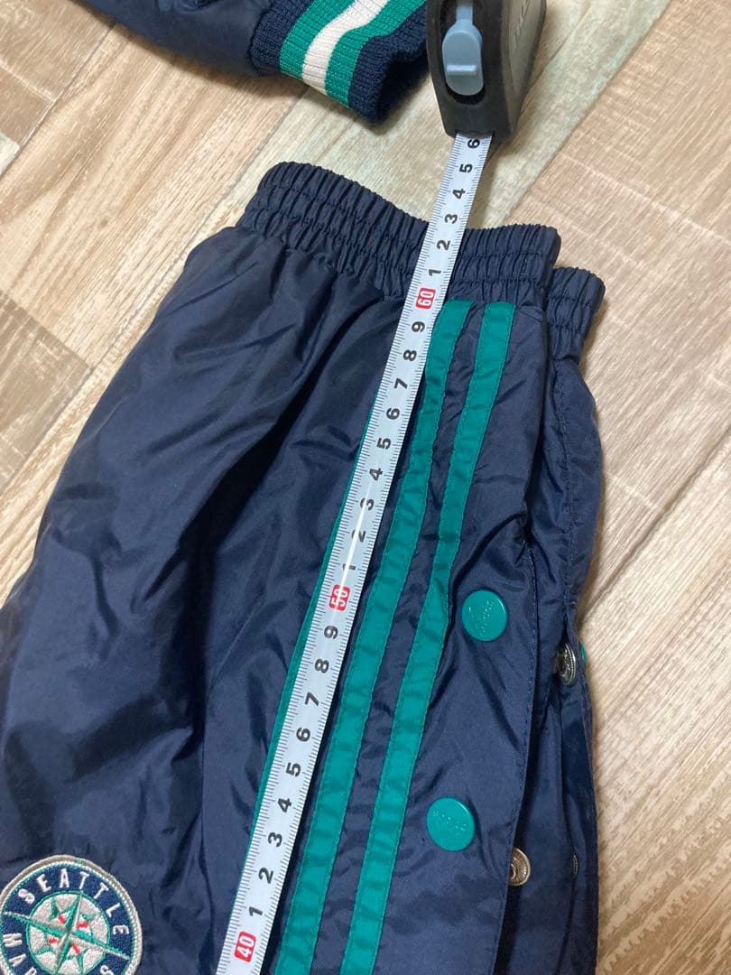 激レア新品タグ付adidas製シアトルMARINERS 上下　スタジャンセット