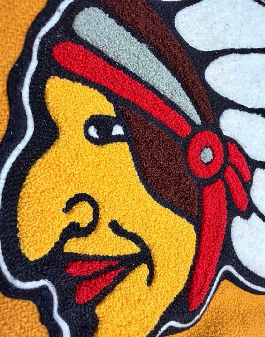 美品 Back Street Crawler スタジャン 本革 インディアン