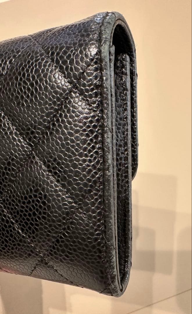 CHANEL マトラッセ ラムスキン 長財布