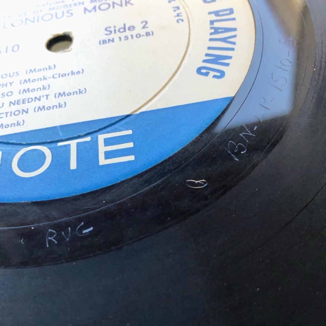 #3927【希少名盤】セロニアス・モンク BLP 1510 LPレコード レア