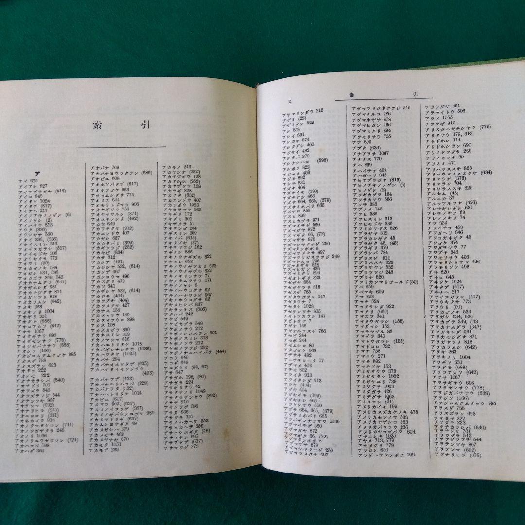 【古書・希少・レア】牧野日本植物図鑑（改訂版）牧野富太郎　北隆館