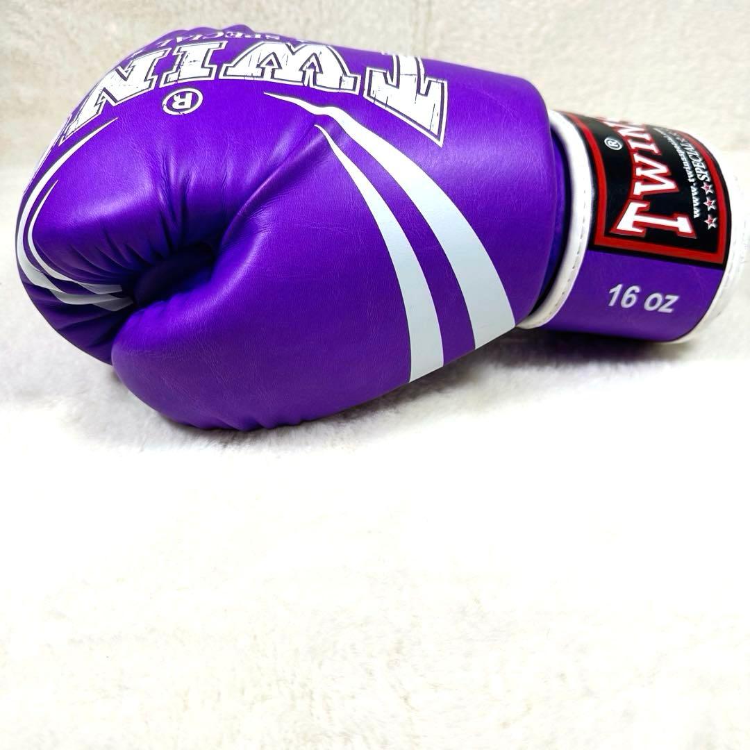 【希少】TWINS SPECIAL ボクシンググローブ　16オンス　紫