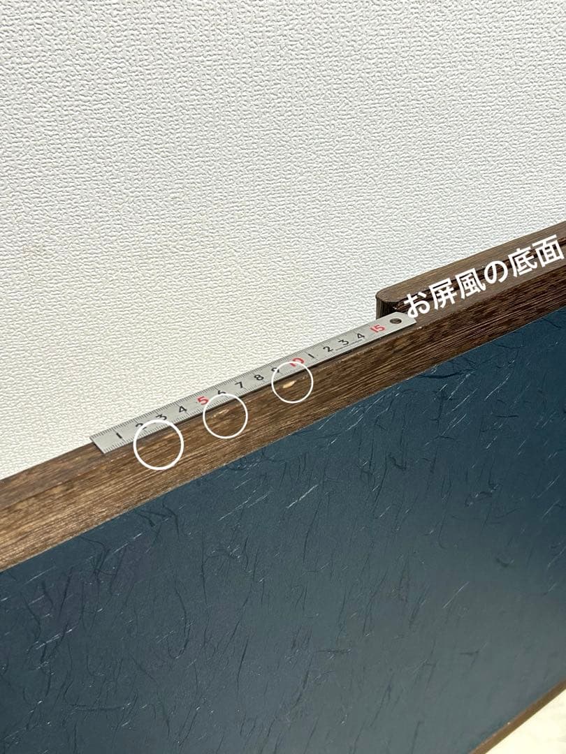 超美品　特大　お雛様　親王飾り用　総焼桐　①屏風金箔15号②飾台(竜鬢畳)40号