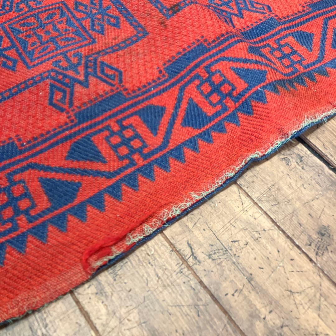 幾何学模様 ラグ トライバル カフカス地方 キリム ビンテージ ヴィンテージ
