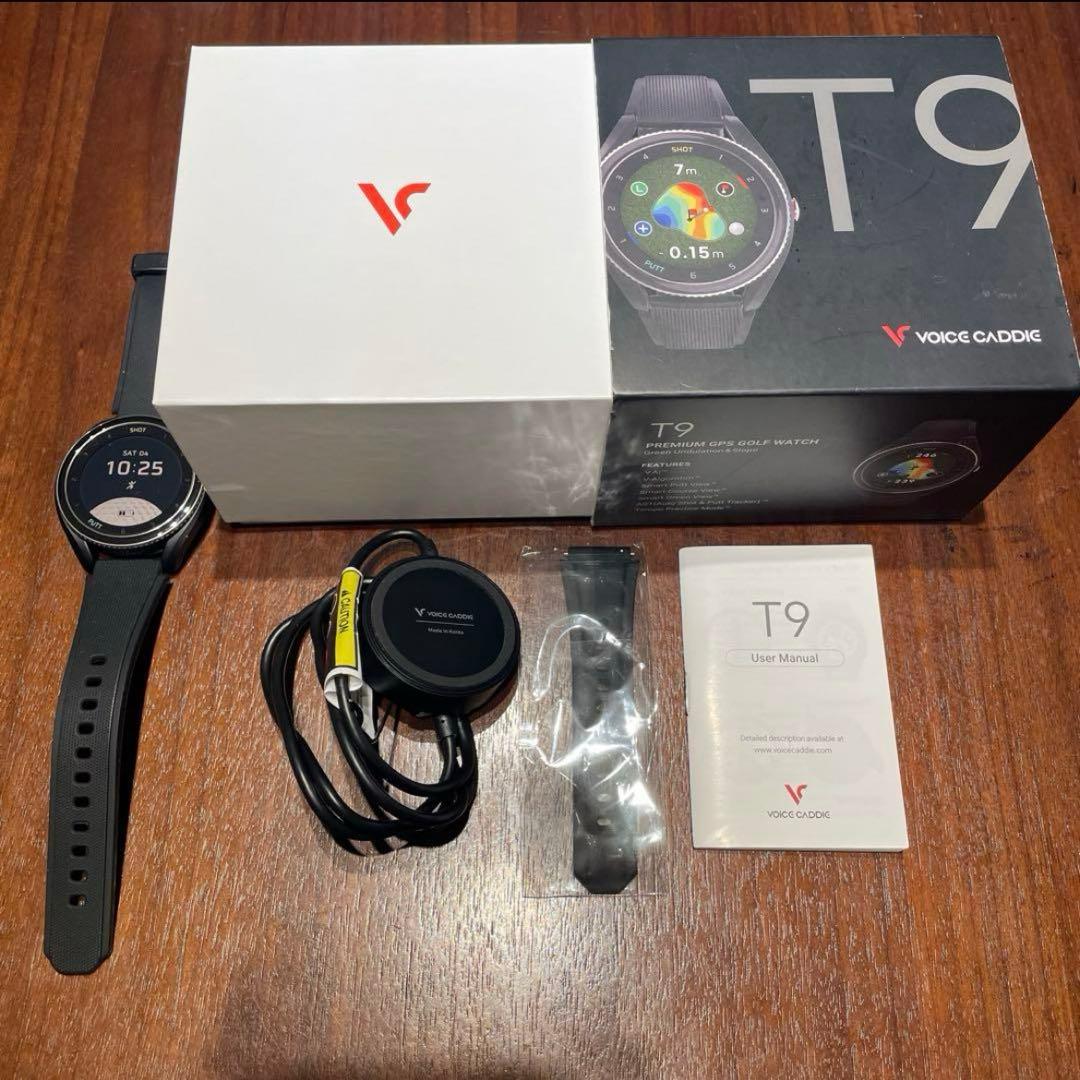 【美品】ボイスキャディ VOICE CADDIE T9 スマートゴルフウォッチ