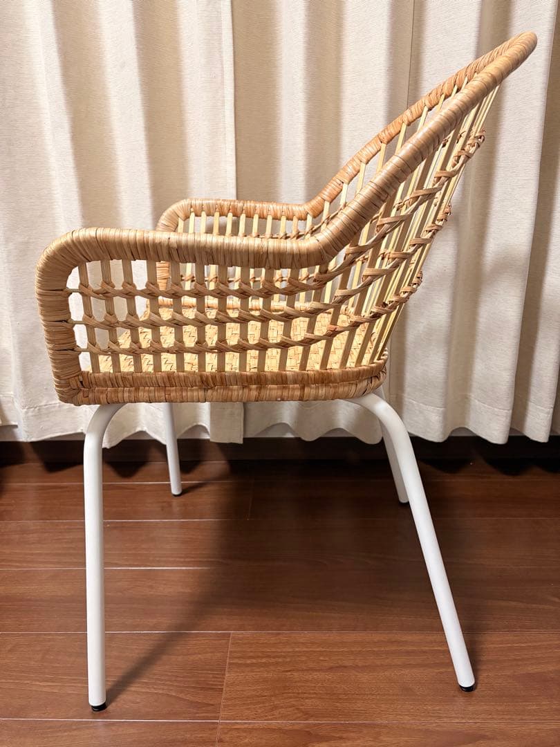【廃盤送料込】IKEA NILSOVE ニルソーヴェ　イケア　ラタン　チェア